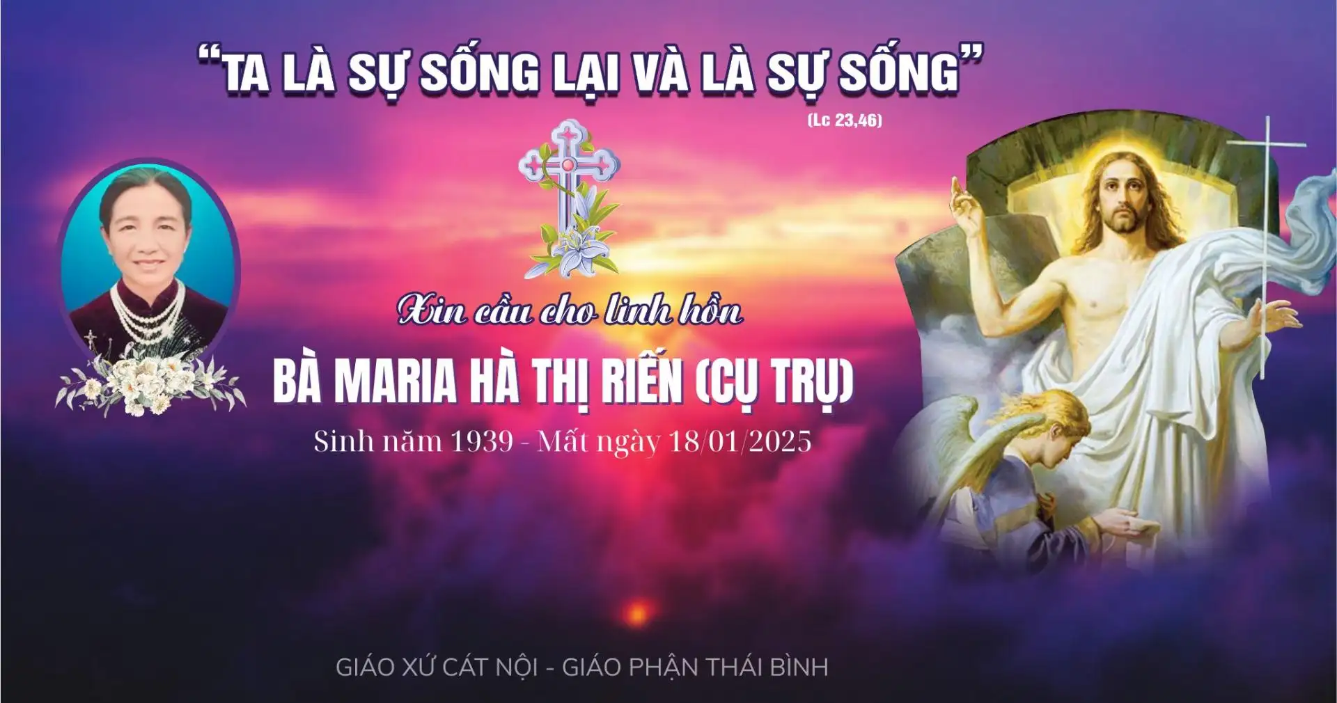 giao-xu-cat-noi bà maria hà thị riến