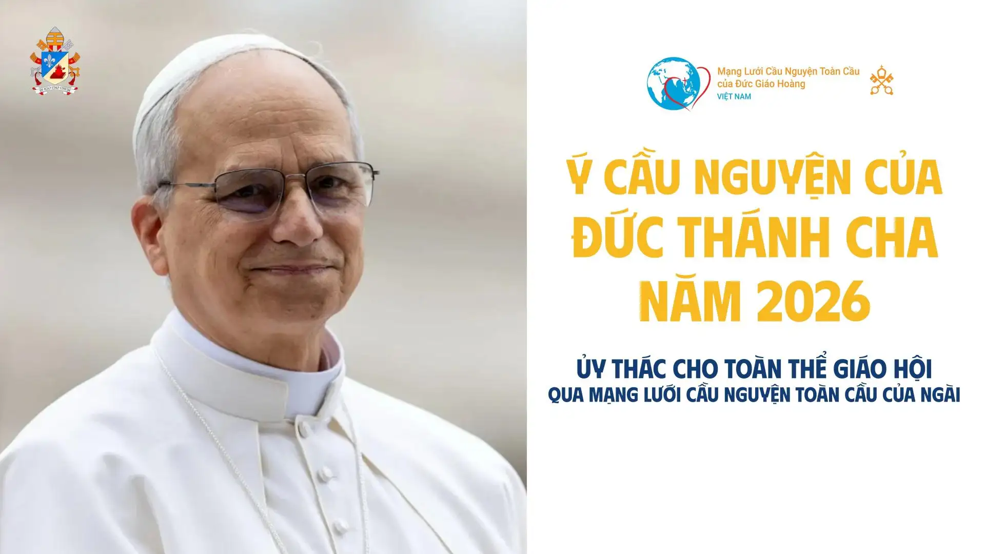giao-xu-cat-noi Ý cầu nguyện của Đức Thánh Cha năm 2026