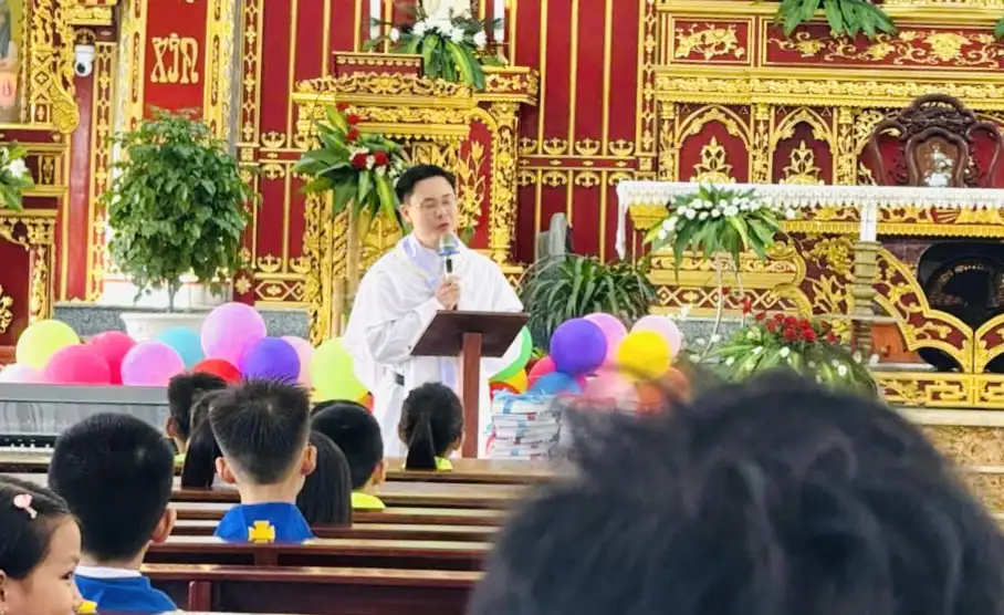 giao-xu-cat-noi Giáo xứ Cát Nội: Khai giảng năm học giáo lý đầu tiên 2025-2026