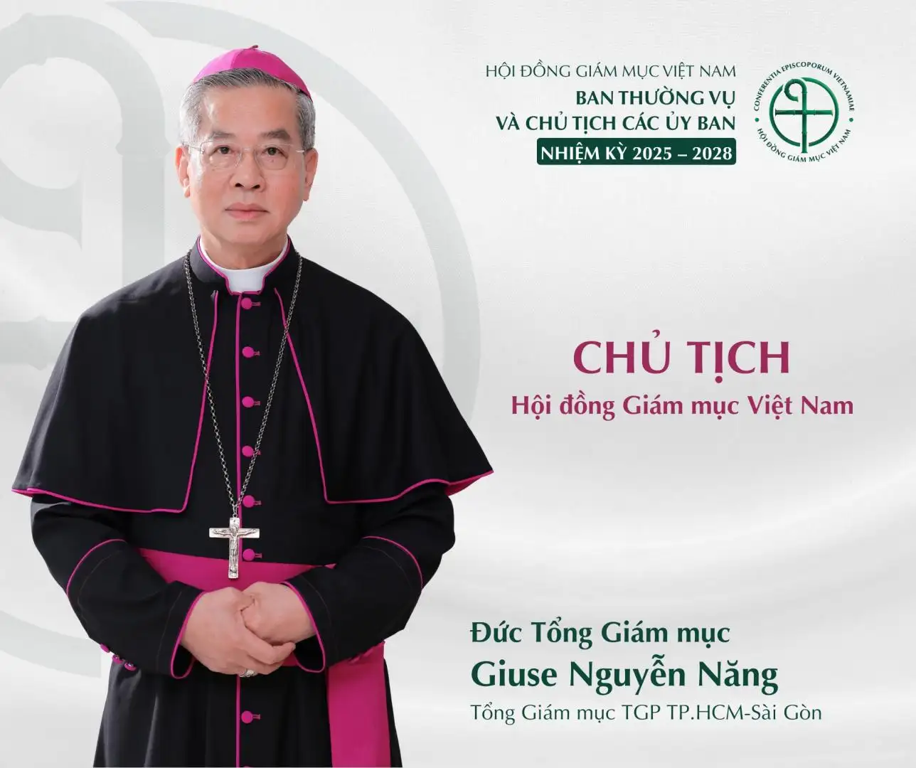 giao-xu-cat-noi Chủ tịch: Đức Tổng Giám mục Giuse Nguyễn Năng
