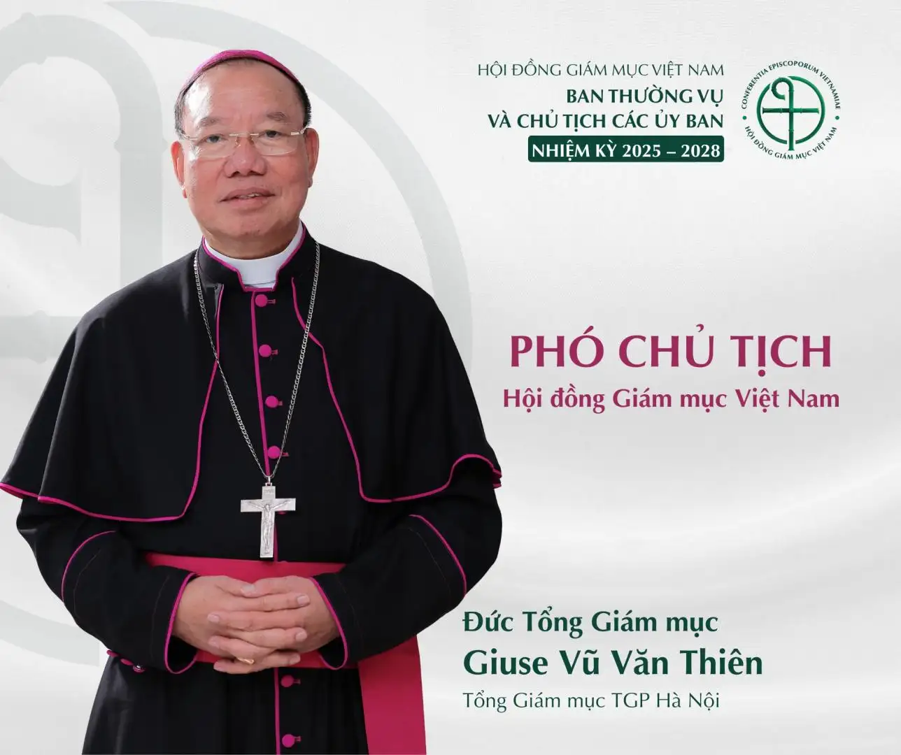 giao-xu-cat-noi Phó Chủ tịch: Đức Tổng Giám mục Giuse Vũ Văn Thiên