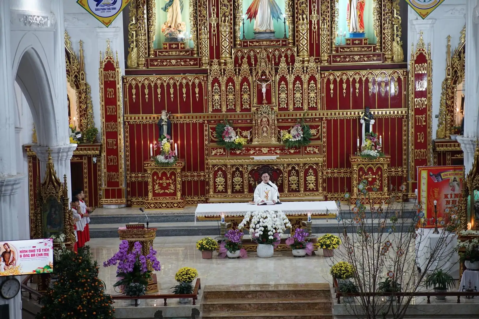 giao-xu-cat-noi Giáo xứ Cát Nội - Thánh Lễ Mùng 2 Tết