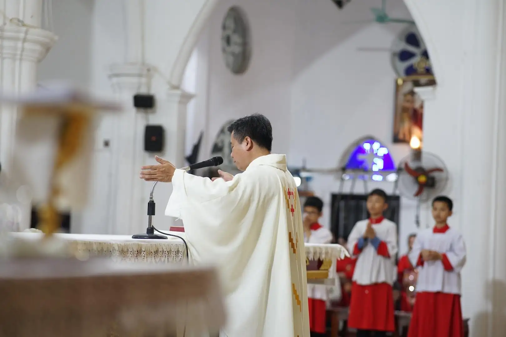 giao-xu-cat-noi Giáo xứ Cát Nội - Thánh Lễ Mùng 3 Tết