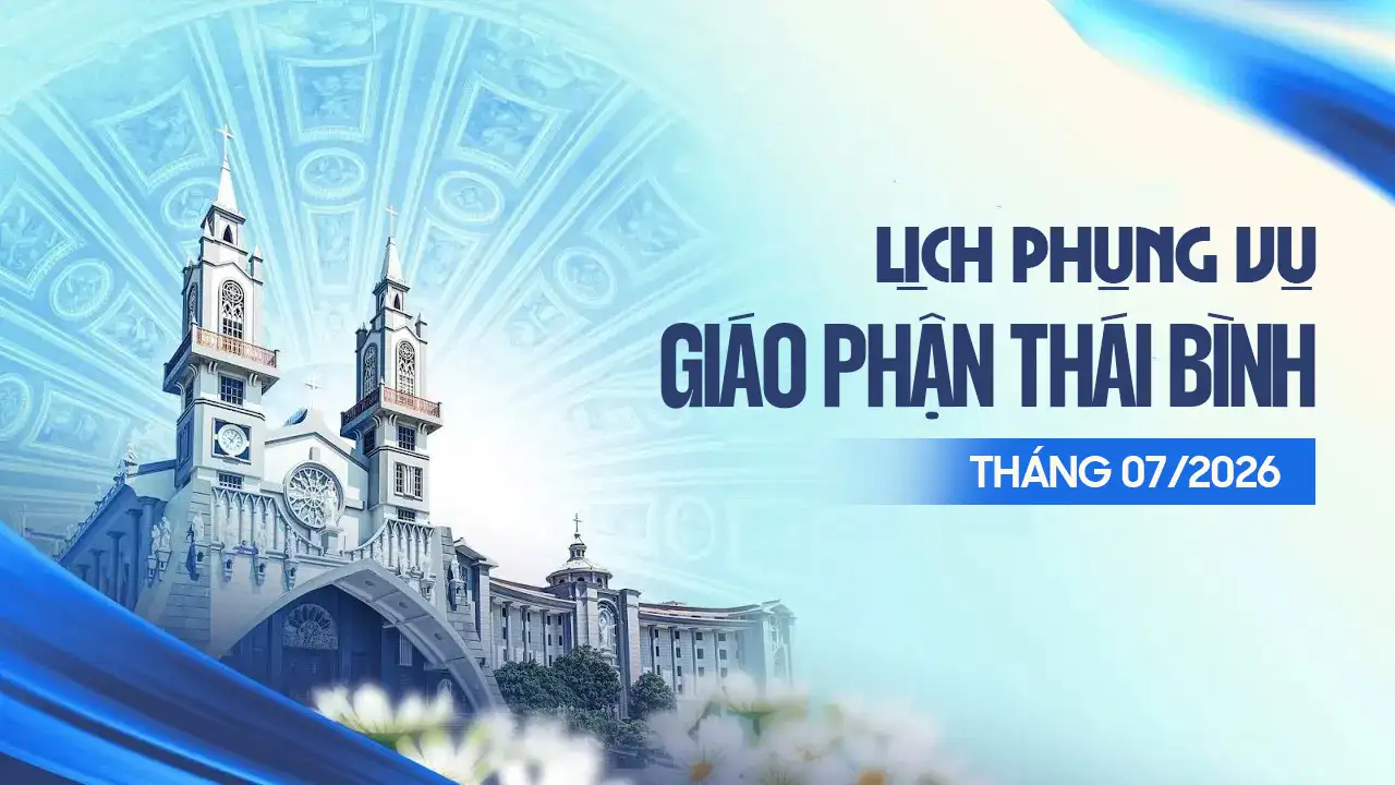 lịch phụng vụ công giáo giáo phận thái bình tháng 07/2026