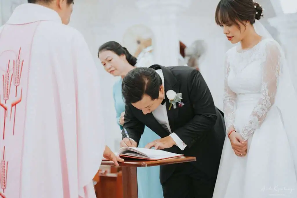 lời cảm ơn lễ cưới công giáo