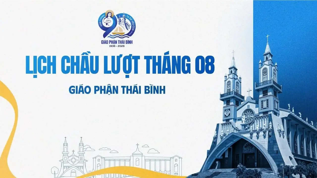 giao-xu-cat-noi Lịch Chầu Lượt Giáo Phận Thái Bình Tháng 8 Năm 2026