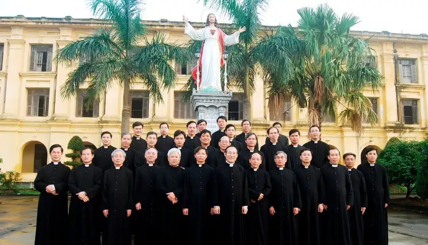 Các thầy khóa I ĐCV Thánh Tâm Mỹ Đức.